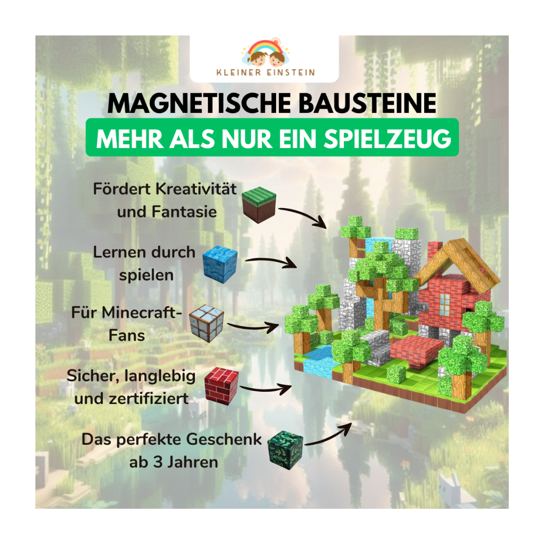 Magnetische Bausteine – Verschiedene Sets für kreatives Spielen